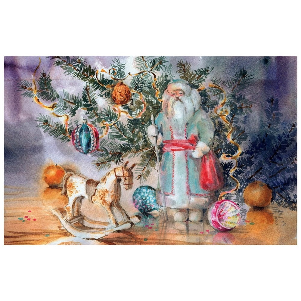 Книга "Акварельные сезоны: Чародейка-зима. Рисуем искристый иней, новогодние огни и винтажные открытки", Елена Власова - 3