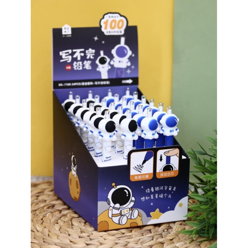 Карандаш вечный "Astronauts", ассорти - 8