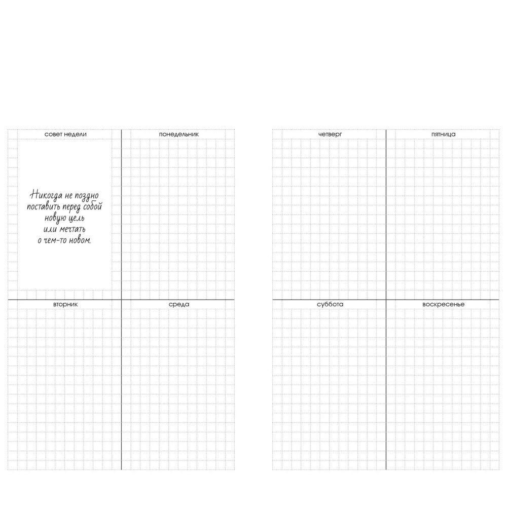 Ежедневник недатированный "Every Day. Majesty", A5, 176 листов, серый