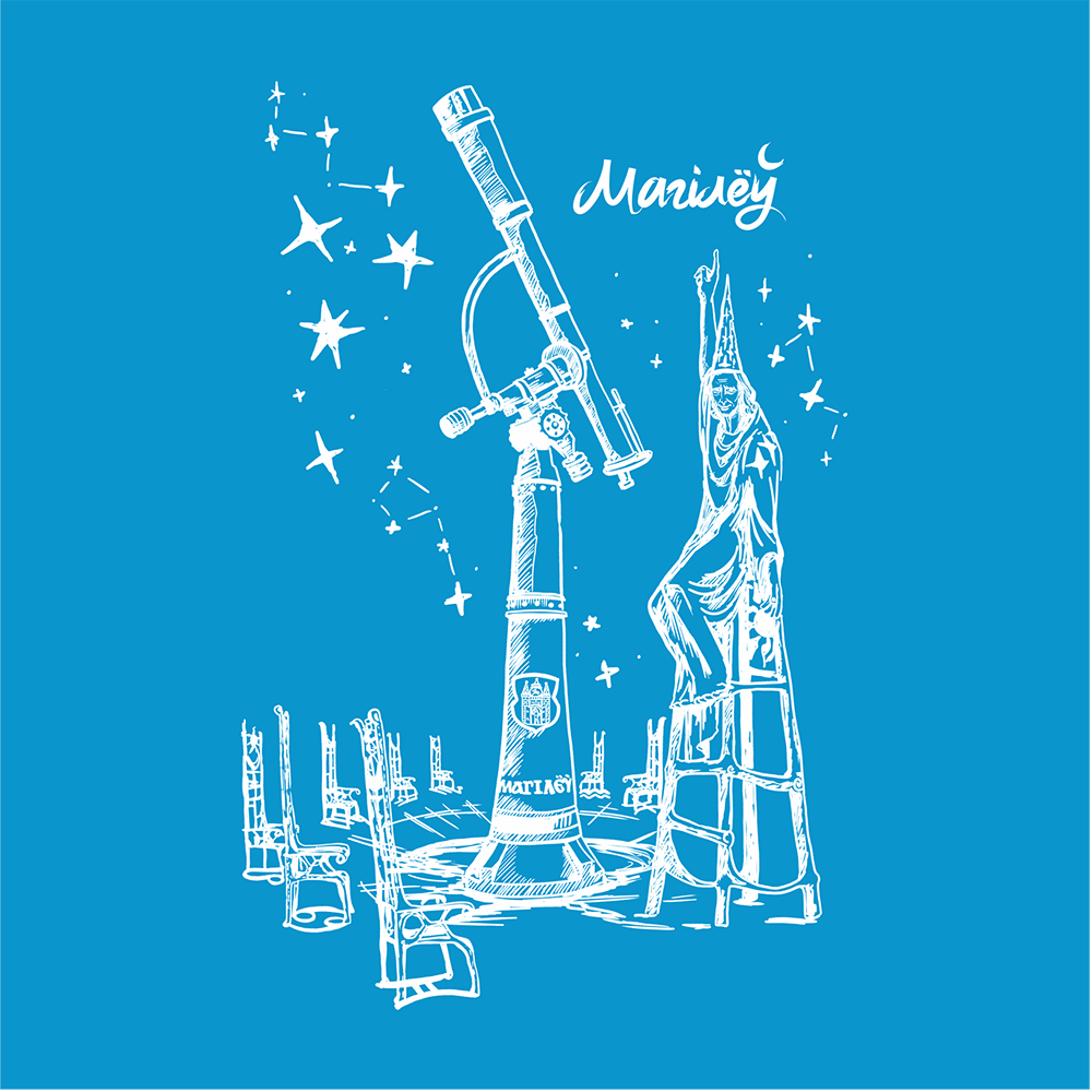 Сумка для покупок "Могилев", голубой