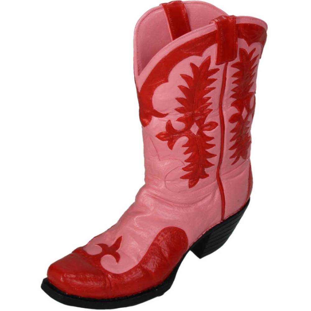Ваза "Cowboy Boot", полирезина, красный