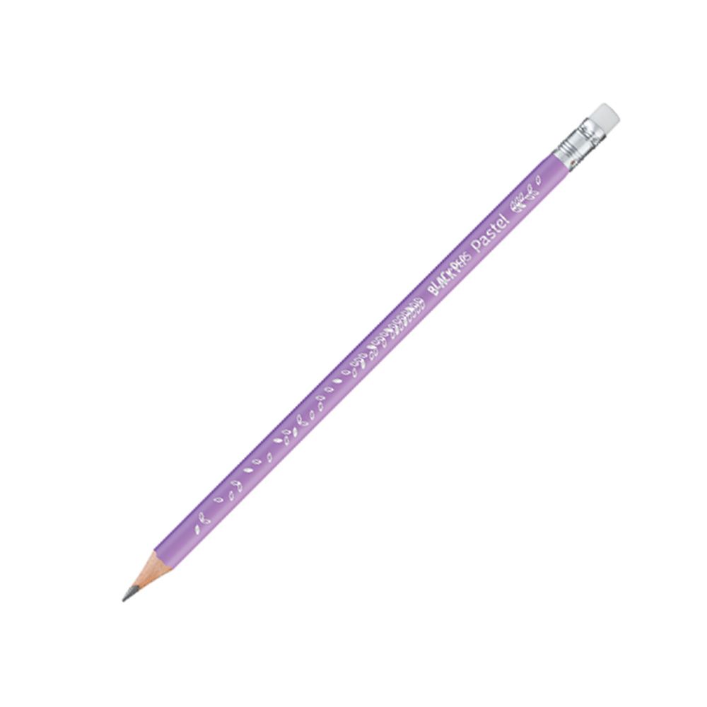 Карандаш простой Maped "Black Peps Pastel", HB, с ластиком, ассорти