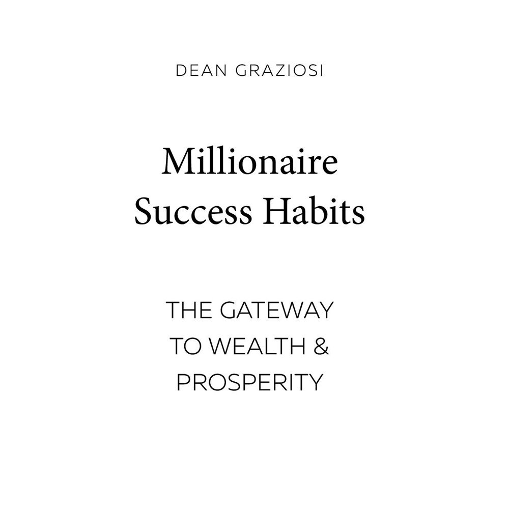 Книга "Привычки миллионеров. Принципы денежного мышления", Дин Грациози - 2
