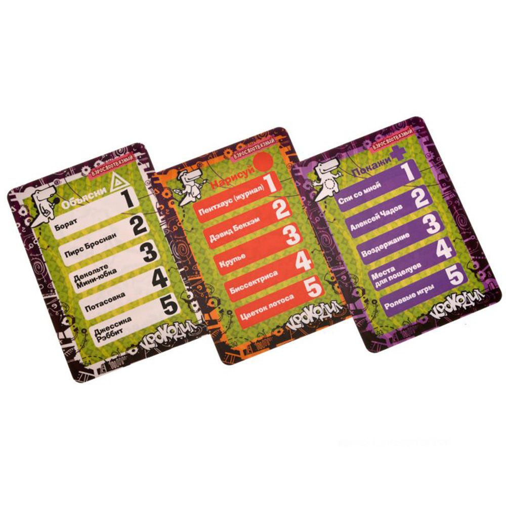 Игра настольная "Крокодил ВзрослоОтвязный" - 3