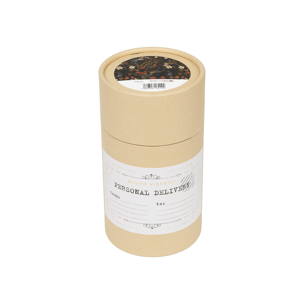 Кружка термическая "Flora. Лесные ягоды", металл, 500 мл, черный, красный