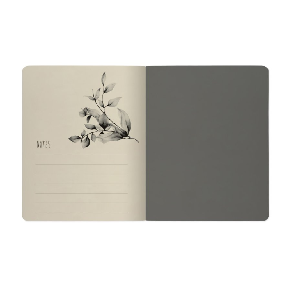 Тетрадь "Flowers challenge", A5, 48 листов, линейка, скоба сбоку, ассорти - 9