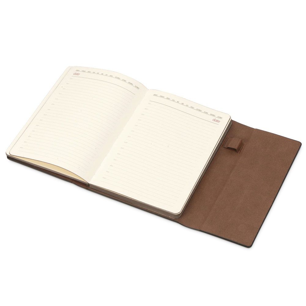 Ежедневник недатированный "Waltz", А5, 272 страницы, коричневый - 4