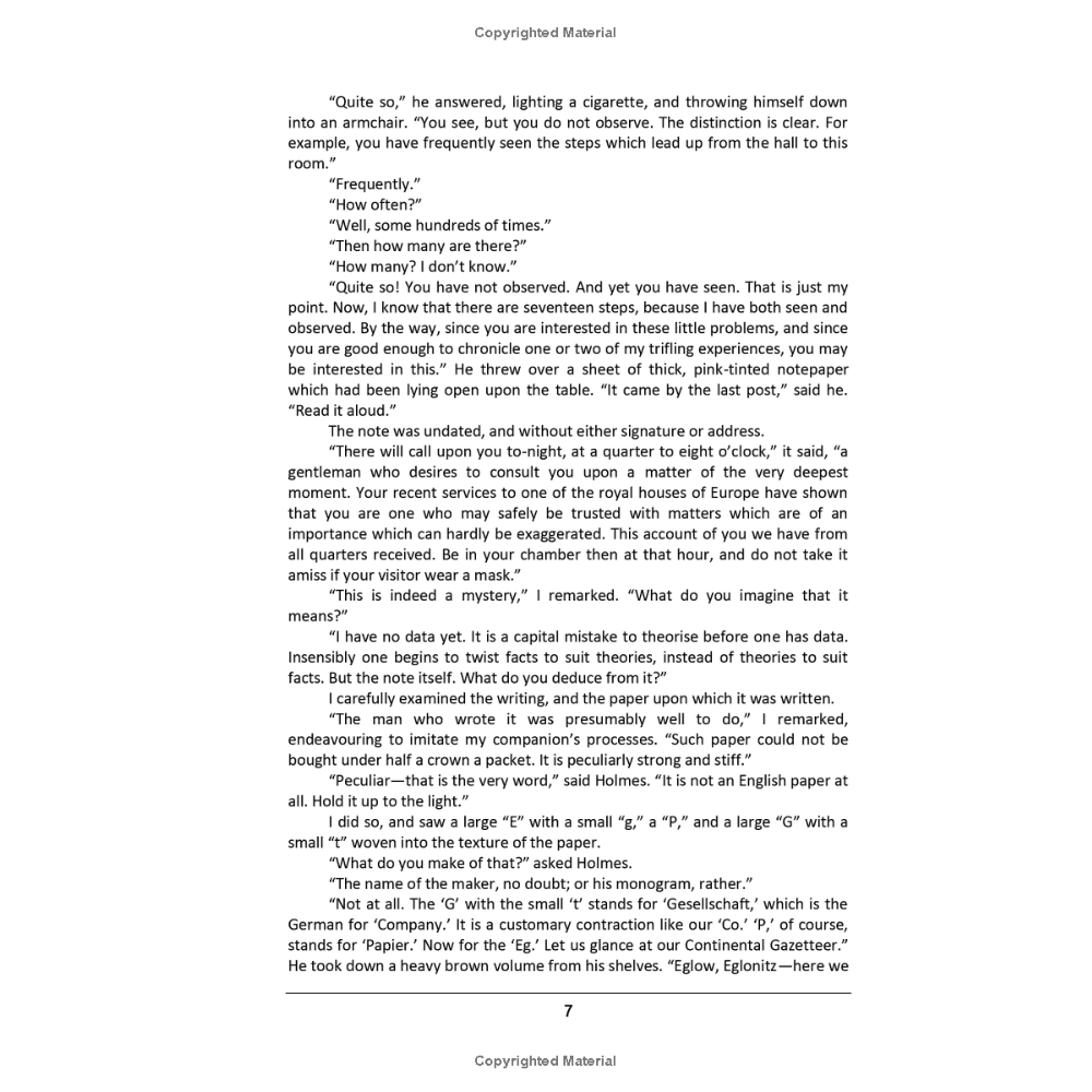 Книга на английском языке "The Adventures of Sherlock Holmes", Arthur Conan Doyle - 7