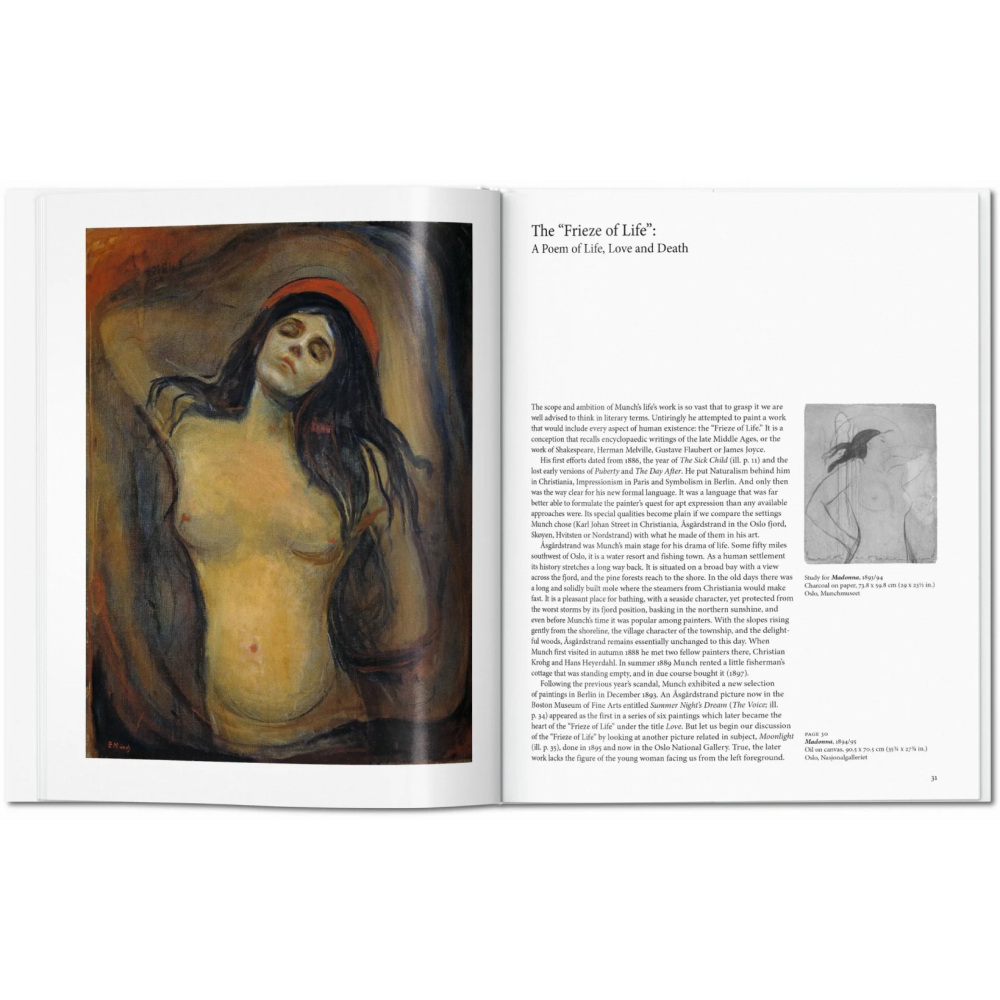 Книга на английском языке "Basic Art. Munch" 
