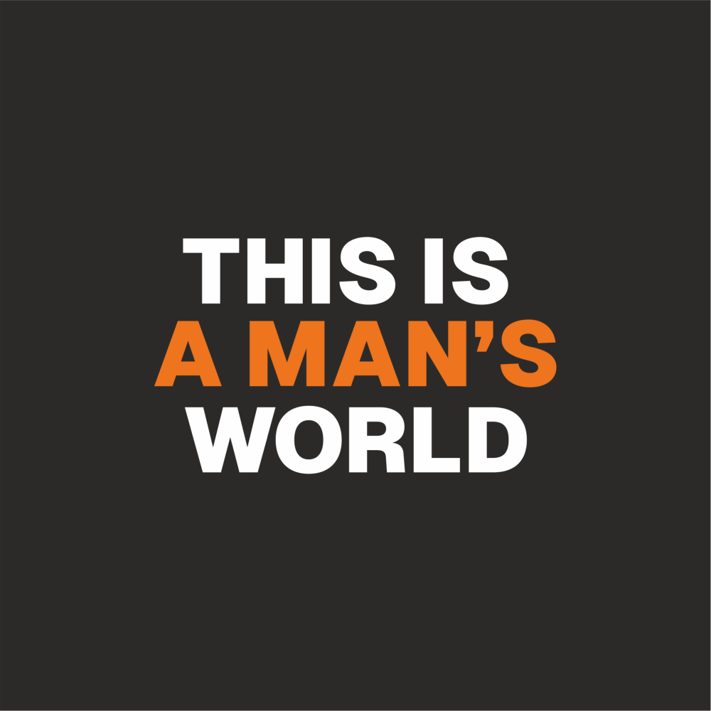Колонка "This is a man’s world", пластик, 5 Вт, Type-C, Bluetooth, черный      