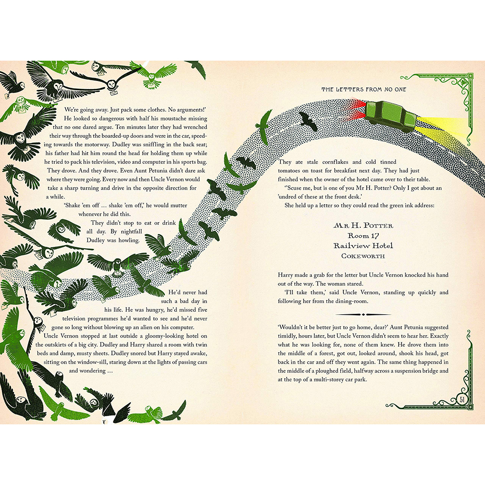 Книга на английском языке "Harry Potter and the Philosopher`s Stone: MinaLima Ed HB", Rowling J.K.  - 4