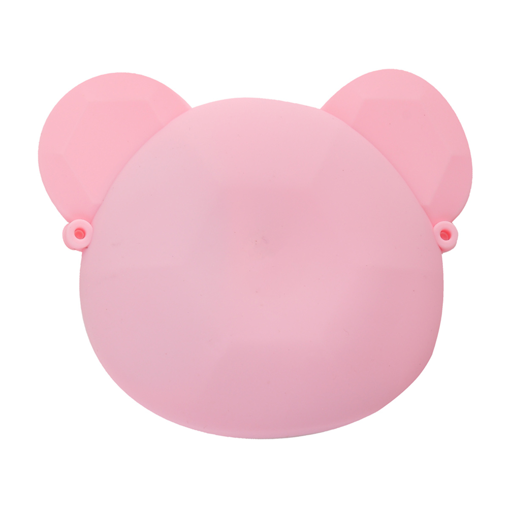 Кошелек "Cat", 15х12.5 см, силикон, розовый - 4