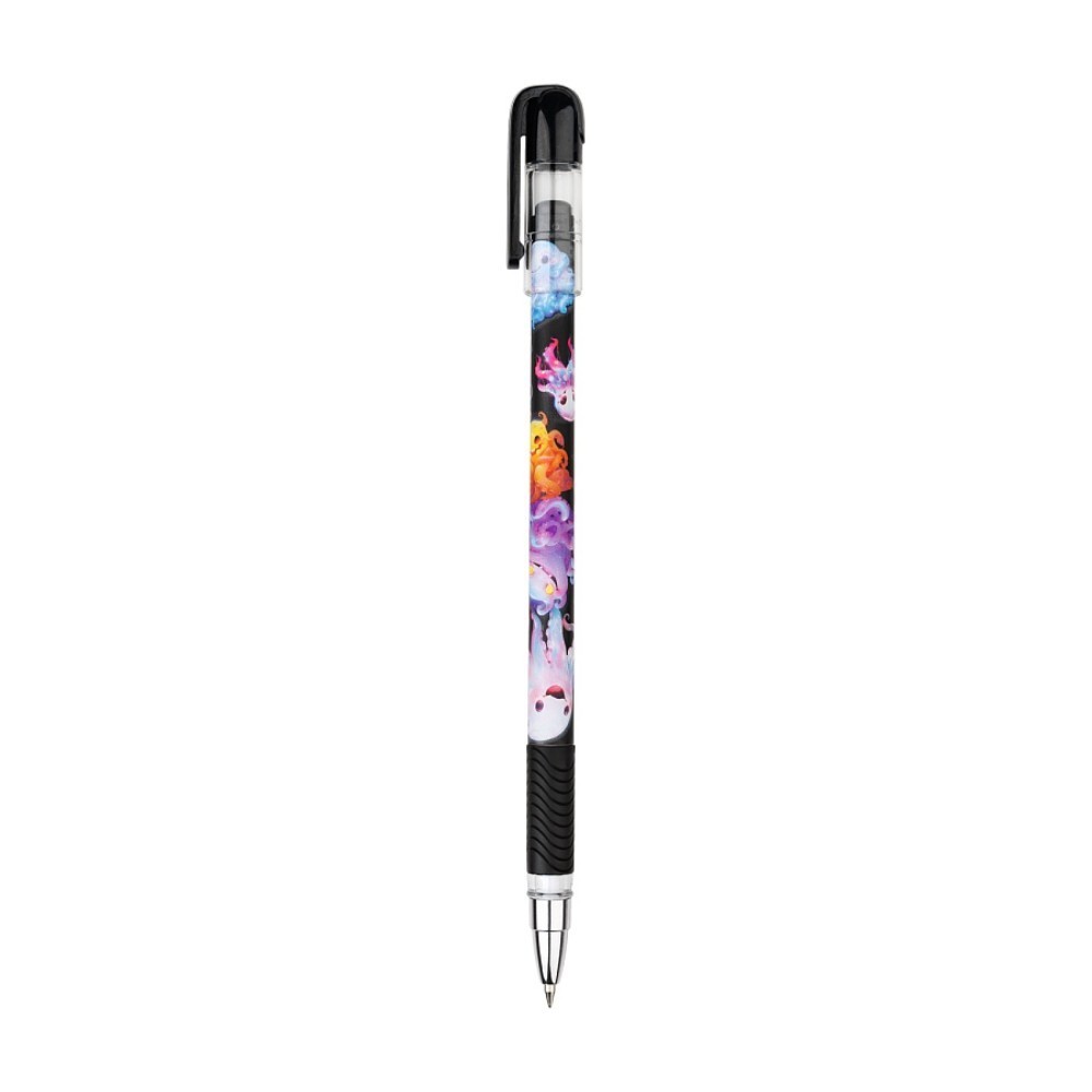 Ручка шариковая "MagicWrite. Превосходство в черном. Вечеринка осьминогов", 0,5 мм, пластик, стерж. синий