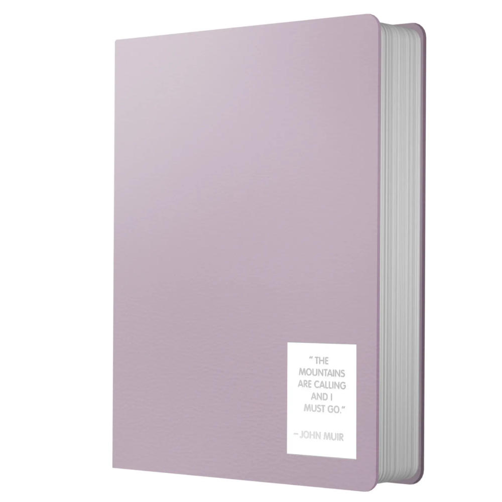 Блокнот "Nuances. Эустома", А6, 136 листов, клетка, фиолетовый