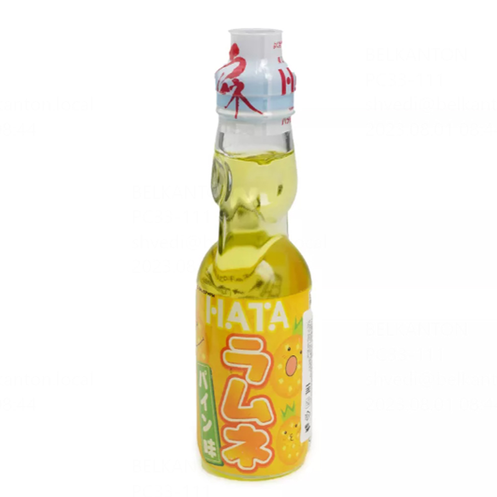 Напиток Dr Pi "Hata. Ramune" со вкусом ананаса, 0.2 л