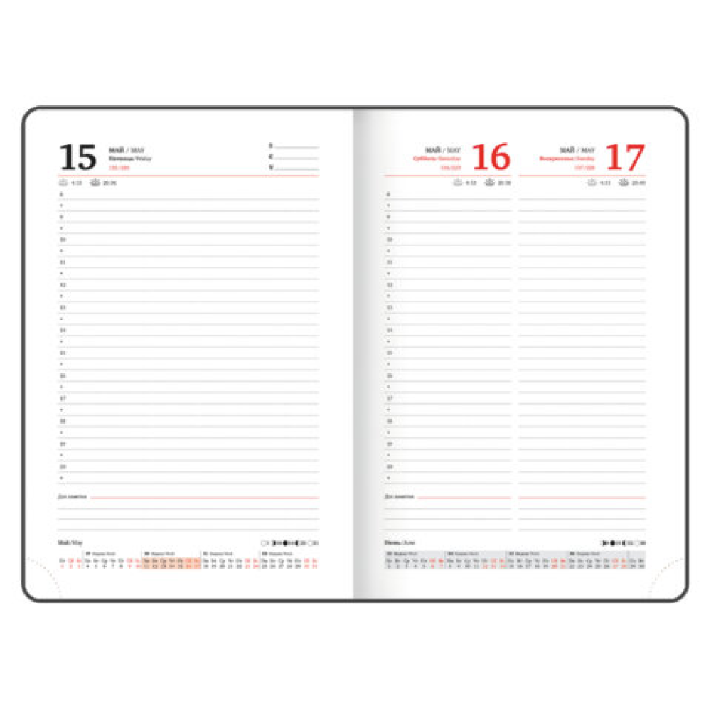 Ежедневник датированный "Plain" на 2026 год, А5, 336 страниц, фиолетовый - 12