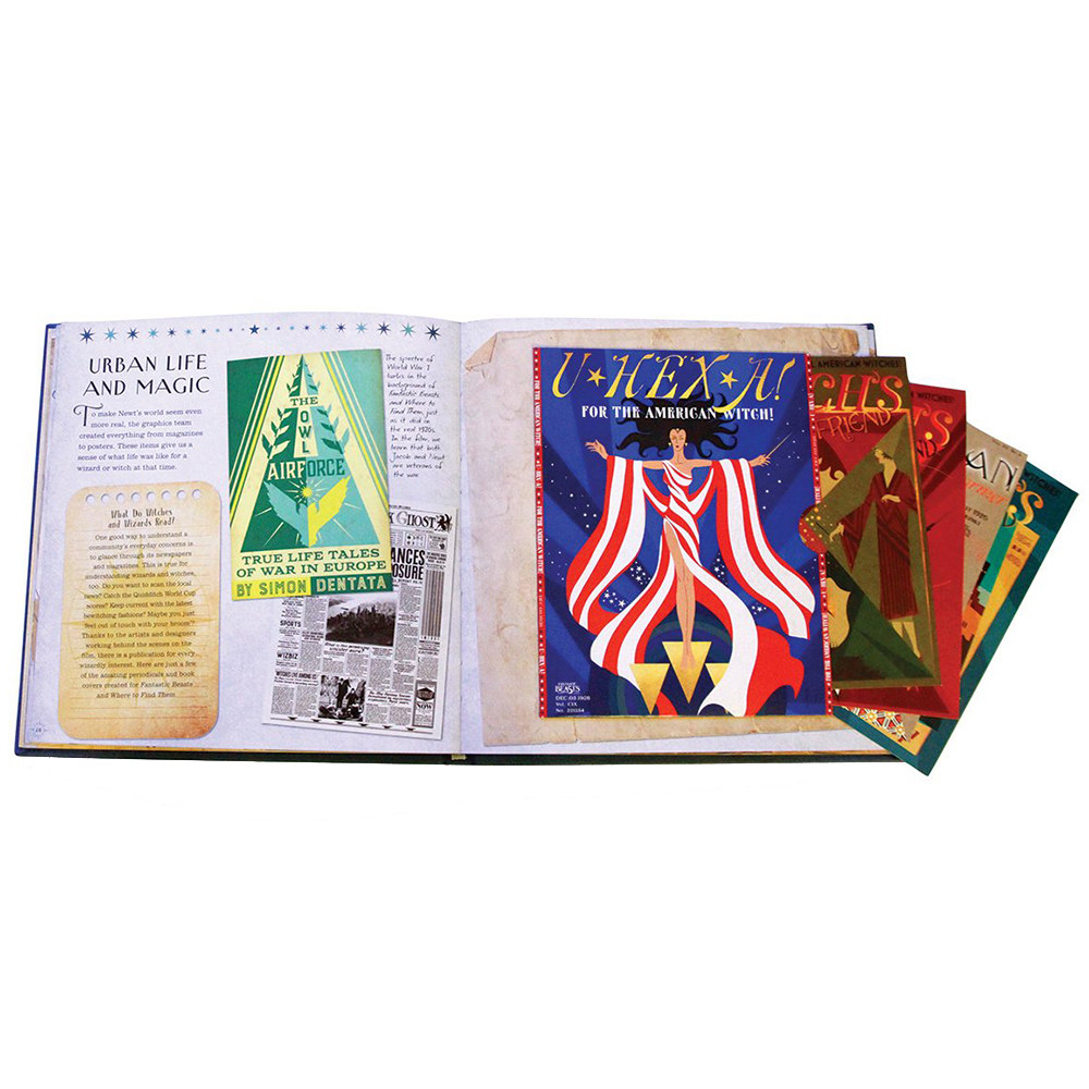 Книга на английском языке "Fantastic Beasts and Where to Find Them. Newt Scamander: A Movie Scrapbook", Illustr. - 3