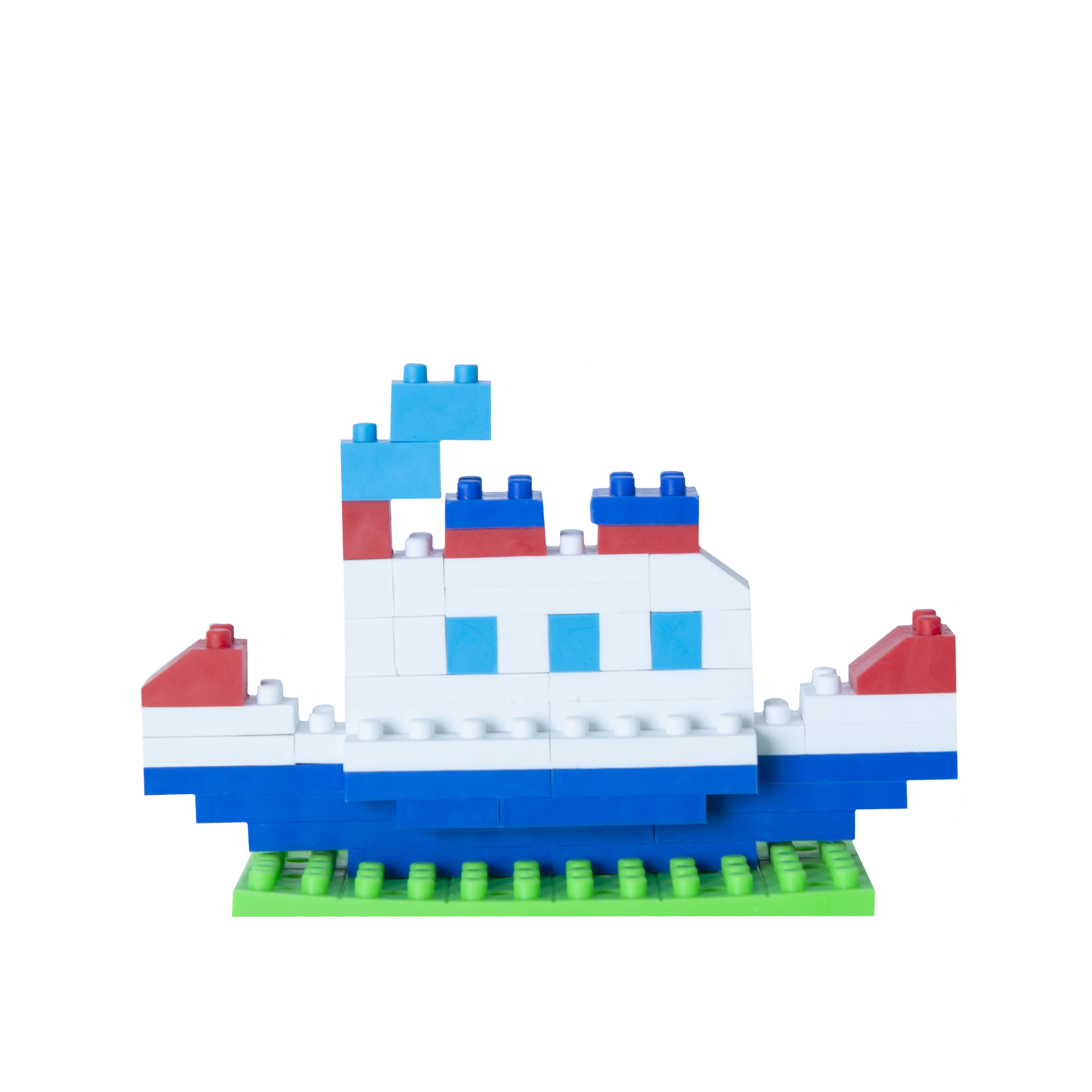 Ластик Iwako "Blocks Steamboat Kit", 1 шт, ассорти, блистер - 5