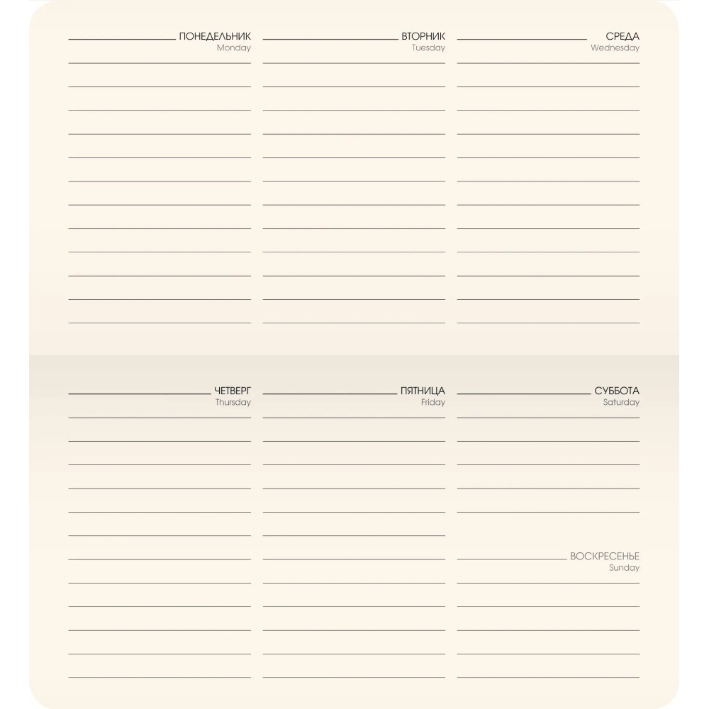 Планинг недатированный, "Soft Touch. Весенний мятный", 170х95х90 мм, 64 листов, мятный - 3