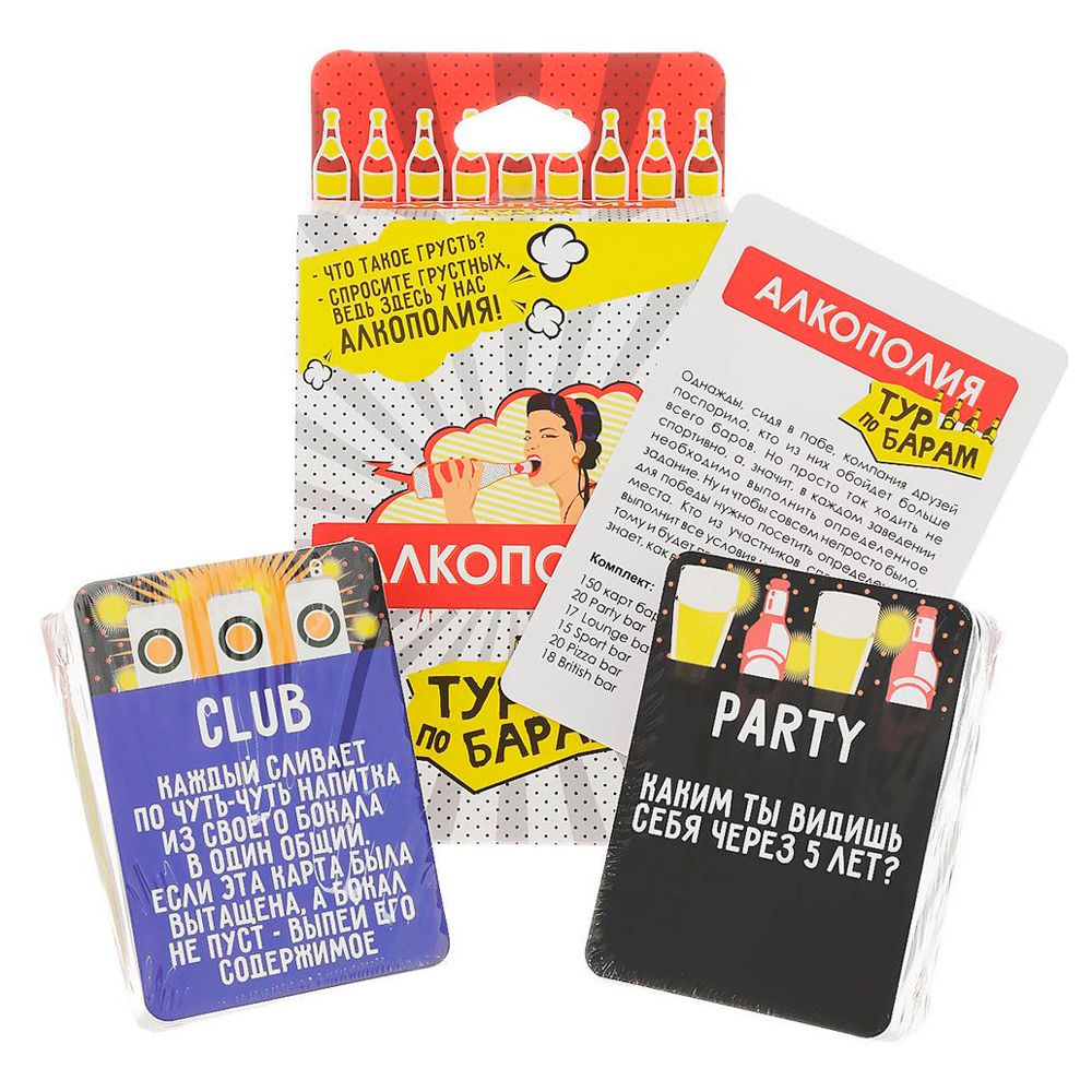 Игра настольная "Алкополия. Тур по барам" - 3