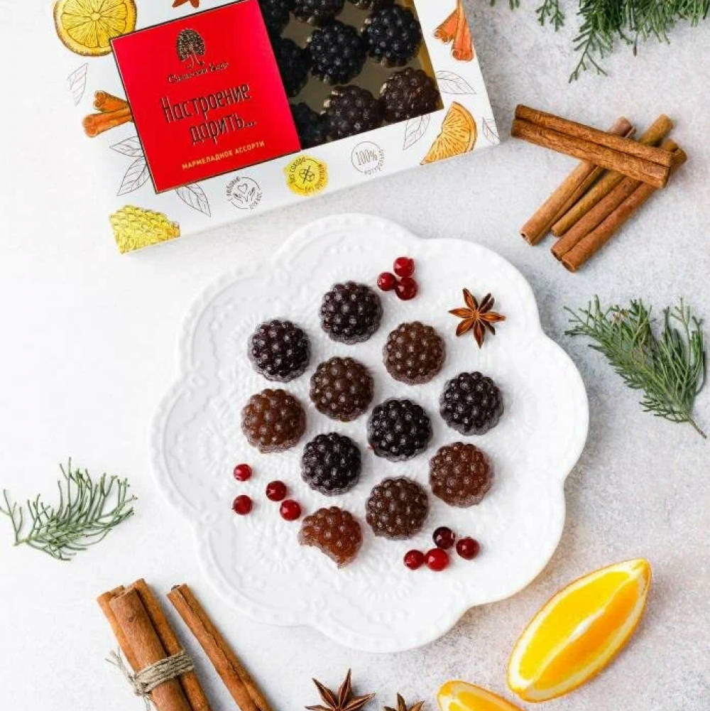 Мармелад "Настроение дарить", 210 гр, ассорти, без сахара - 3
