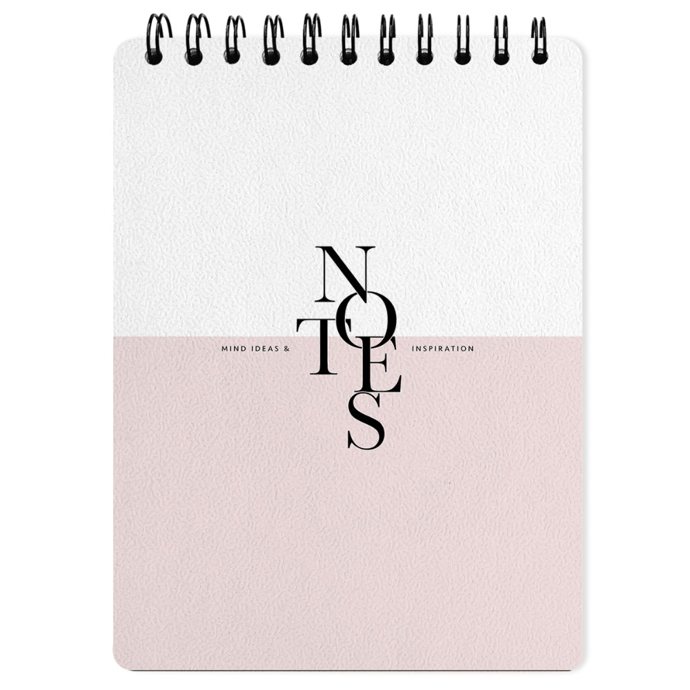 Блокнот "Notes", А5, 50 листов, в клетку, розовый