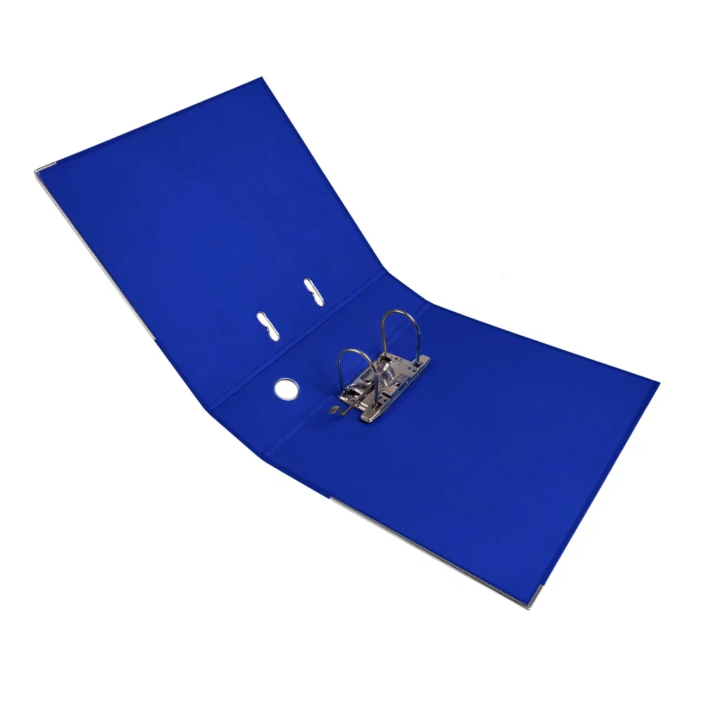 Папка-регистратор "Yesli:", А4, 75 мм, ПВХ, синий - 5