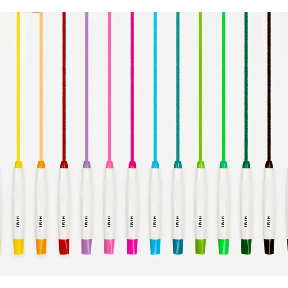 Мелки восковые "Himi Silky Crayon", 24 цвета, ассорти