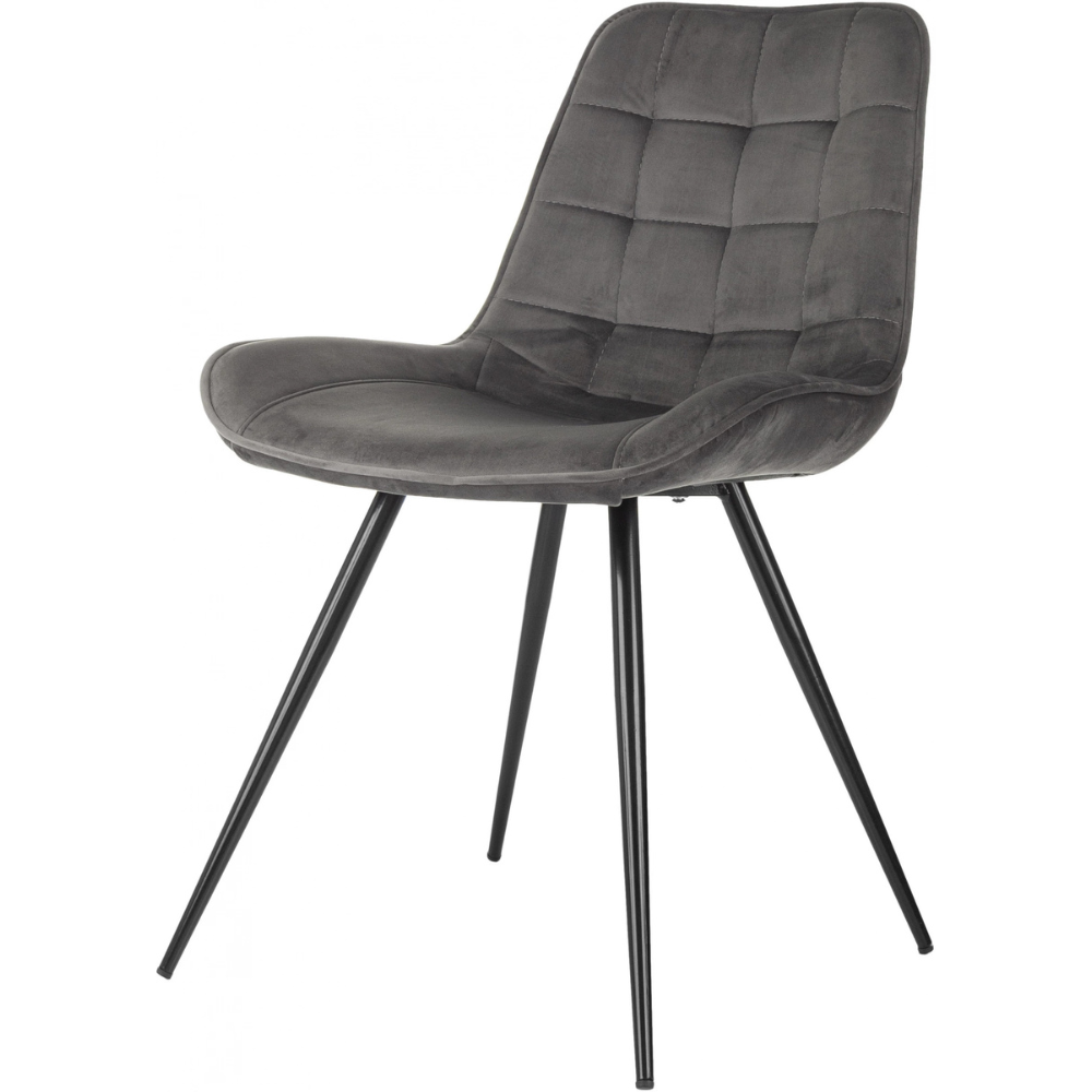 Стул Бюрократ "CH-K2", ткань, темно-серый, металл