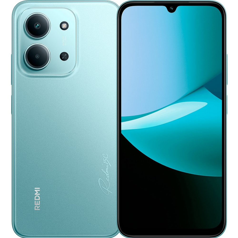 Смартфон REDMI 15C (25078RA3EY), 4GB, 128GB, зеленый