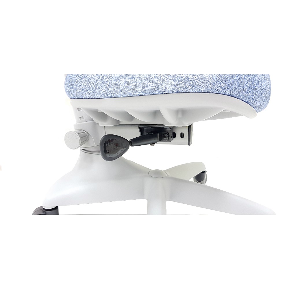 Кресло детское Comf-Pro UR-C3 SPEED ULTRA Chair, пластик, ткань, голубой джинс, пластик, корпус серый, с чехлом салатовым, серый - 6