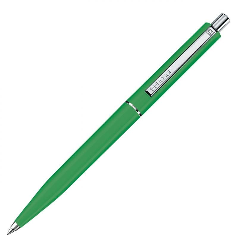 Ручка шариковая автоматическая "Senator Point Polished", 1.0 мм, ассорти, стерж. синий - 4