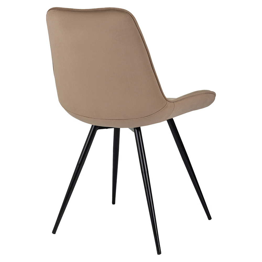 Стул Бюрократ "CH-K2_4", ткань, светло-коричневый, металл, комплект 4 штуки