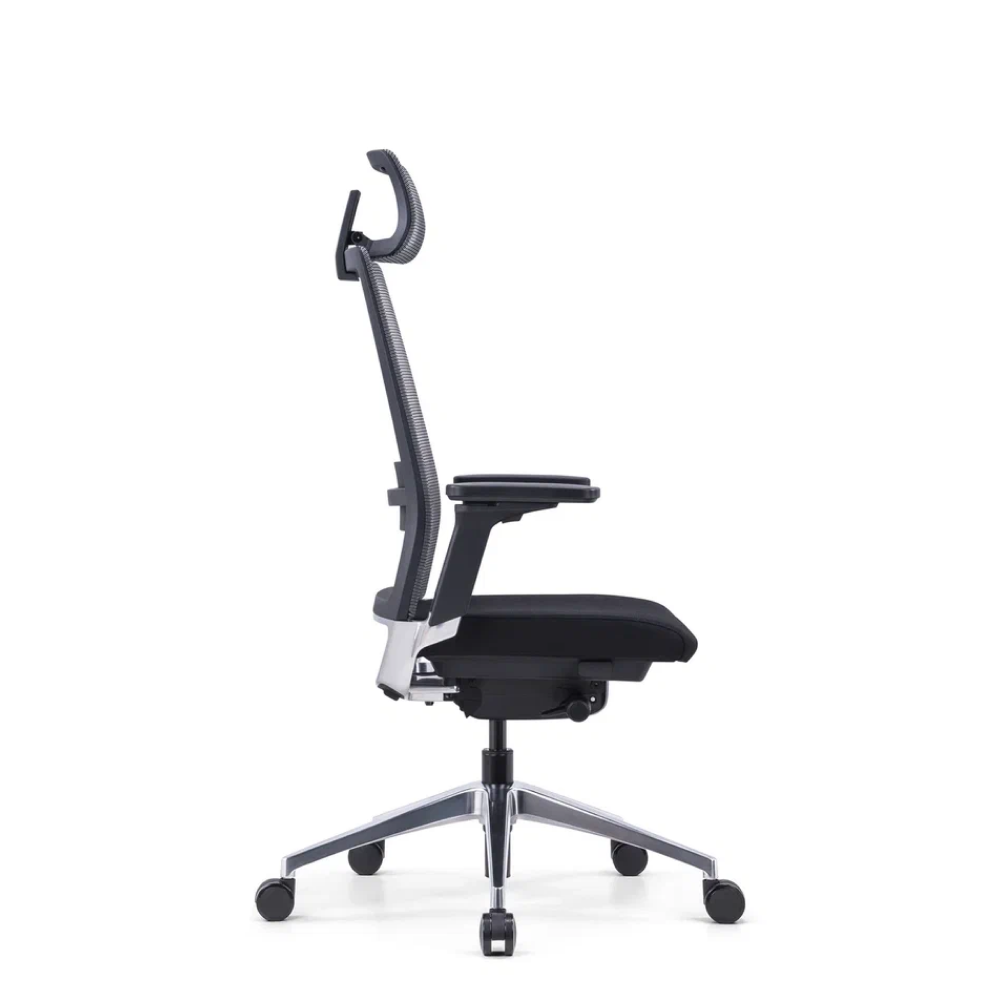 Кресло для руководителя SitZone "E-BA-001A", ткань, пластик, черный - 5