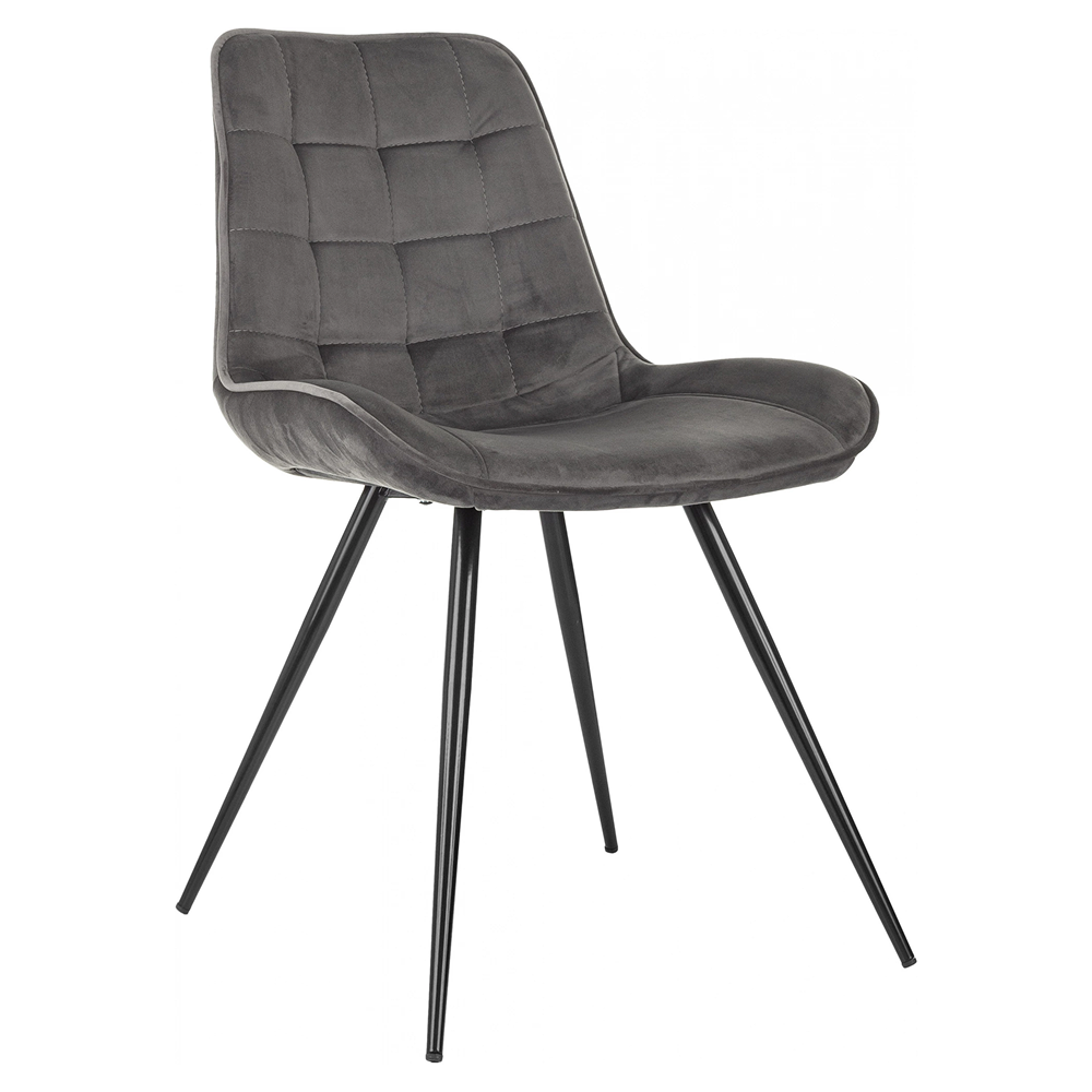 Стул Бюрократ "CH-K2_4", ткань, темно-серый, металл, комплект 4 штуки