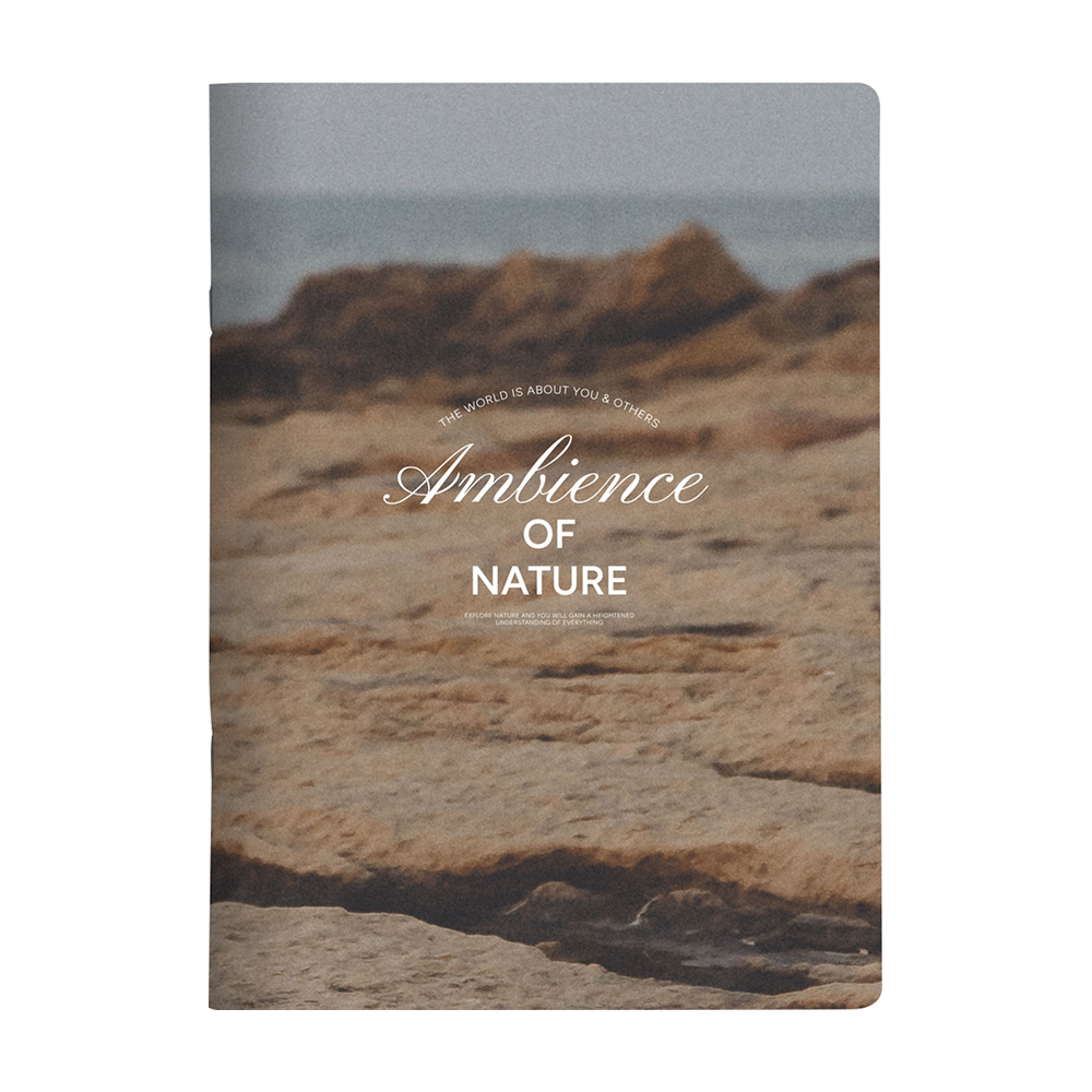 Тетрадь "Ambience скала", A4, 48 листов, клетка, разноцветный