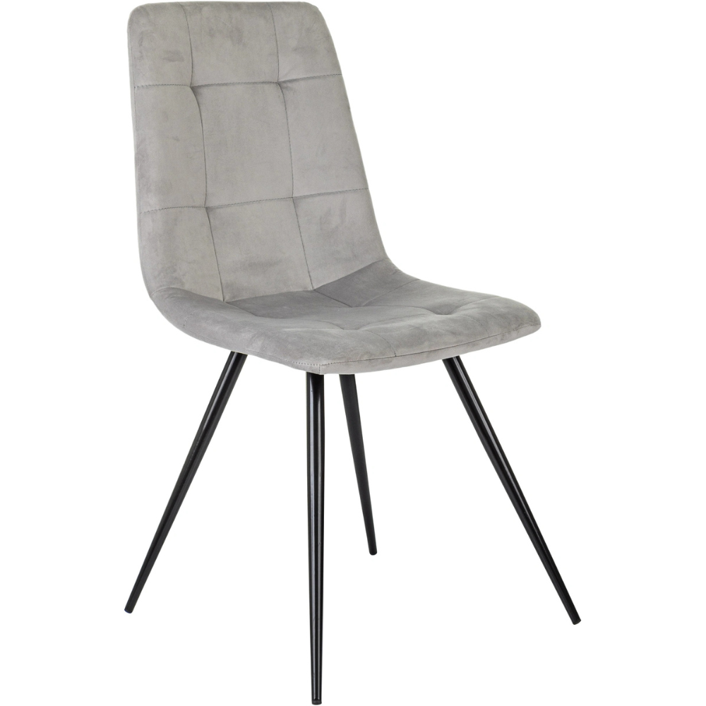 Стул Бюрократ "CH-K1_4", ткань, светло-серый, металл, комплект 4 штуки - 2