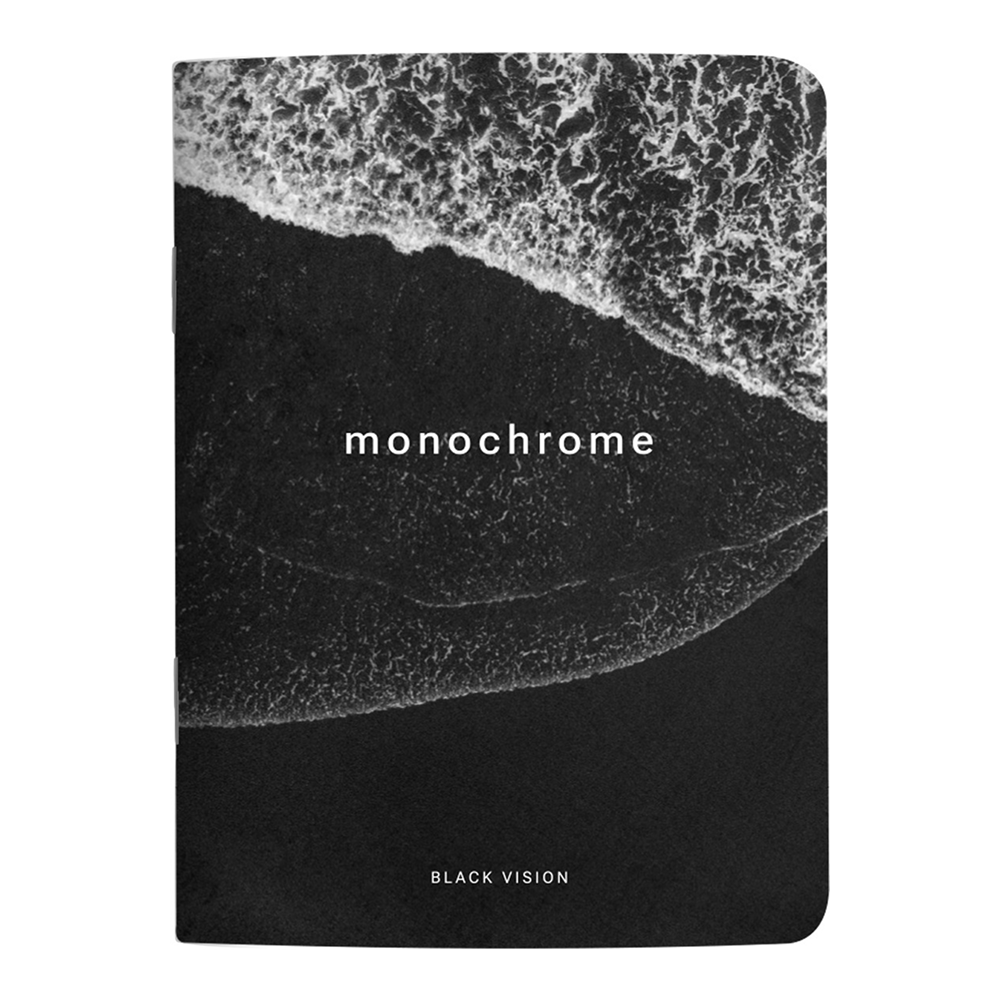 Блокнот "Dune волна", А6, 32 листа, в клетку, черный