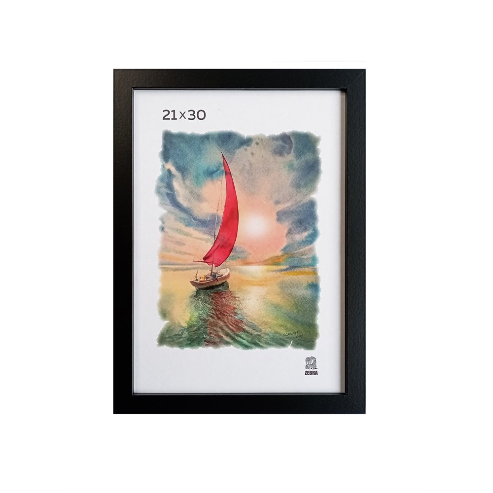 Фоторамка "П2-208 Zebra", черный 