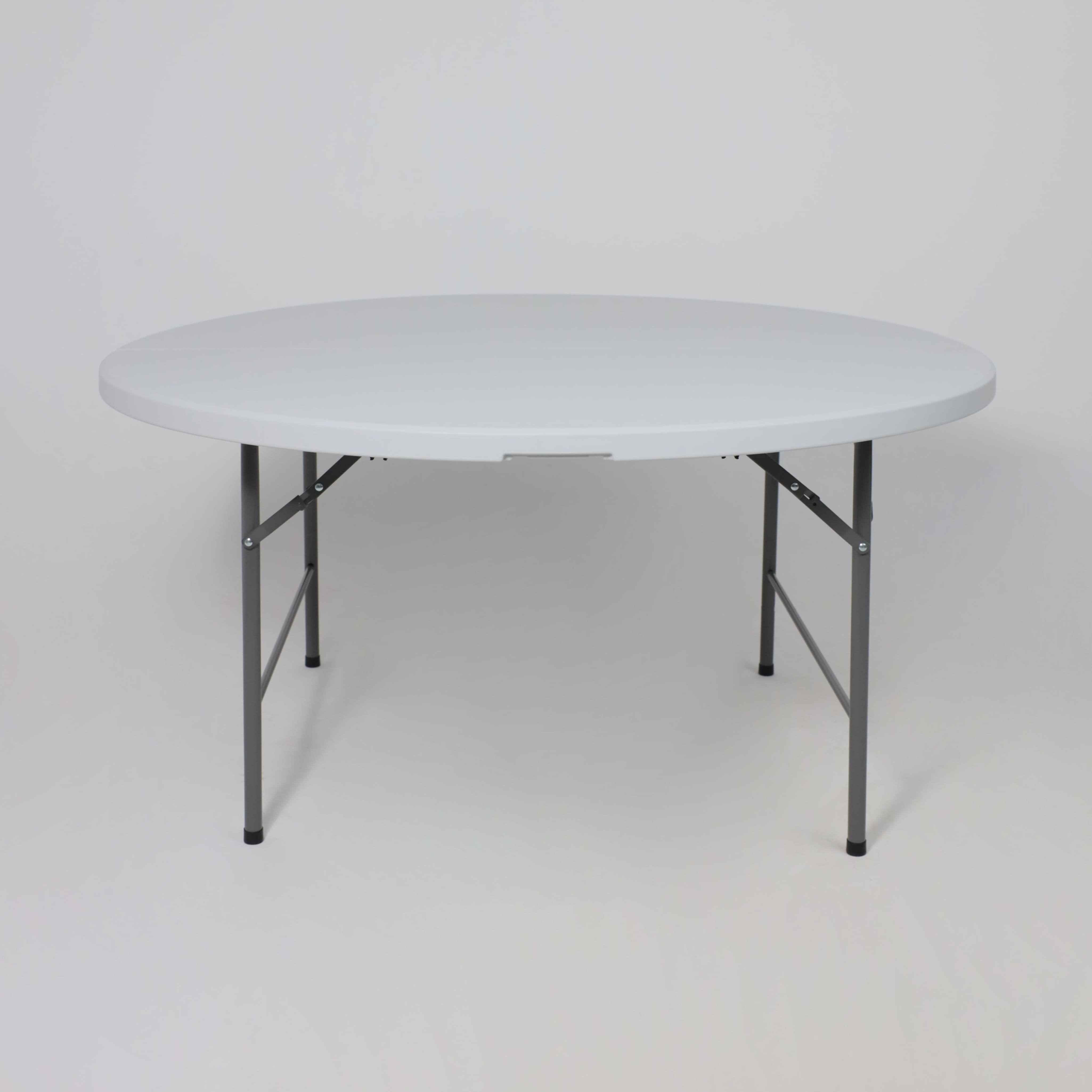 Стол складной Table AKS тип 10, 1520х1520х740 мм, пластик, белый - 7