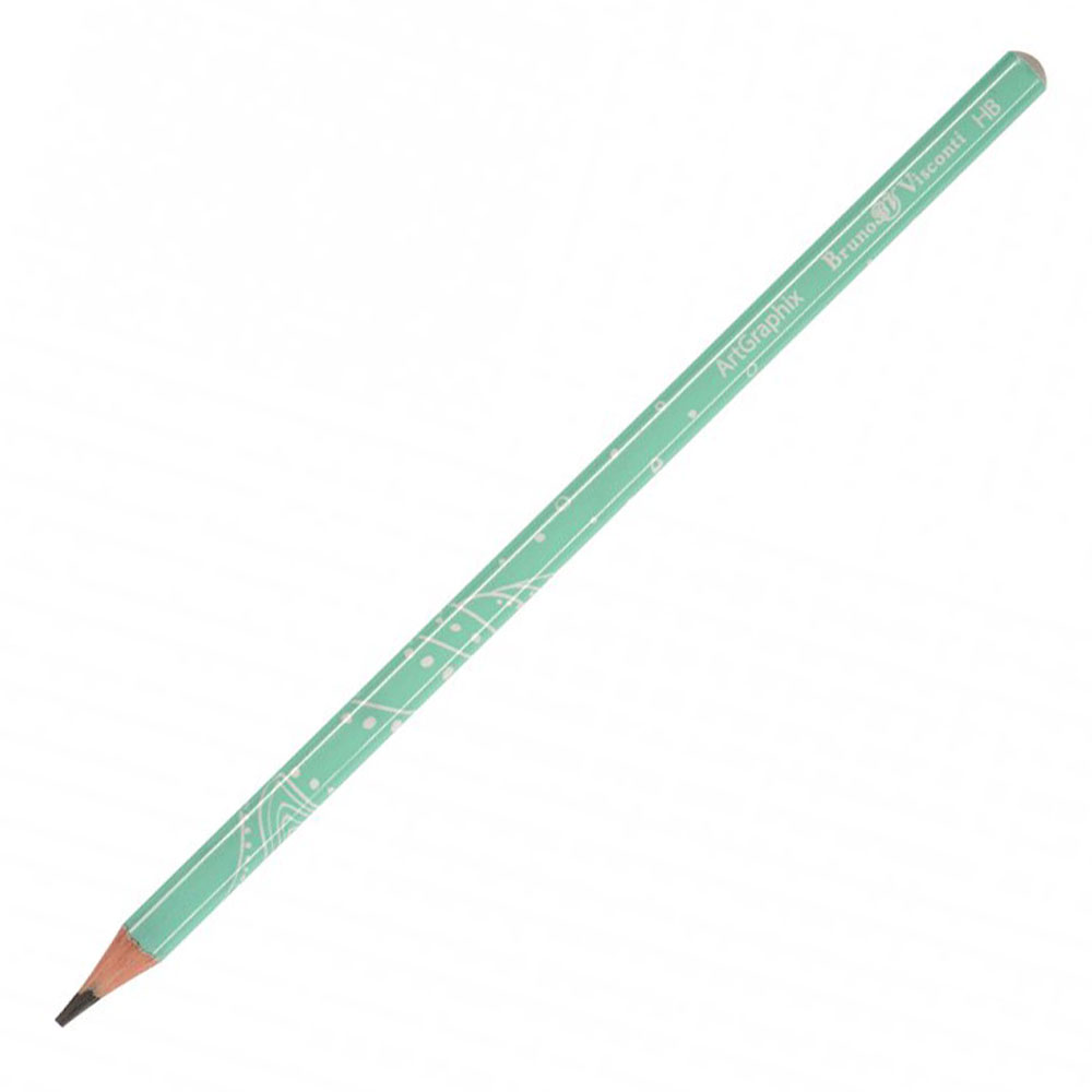 Карандаш чернографитный "ArtGraphix. Шепот моря", HB, без ластика, ассорти