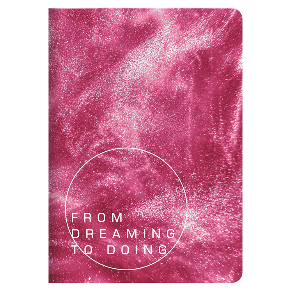 Блокнот "Dream book. № 2", A5, 80 листов, линейка, красный