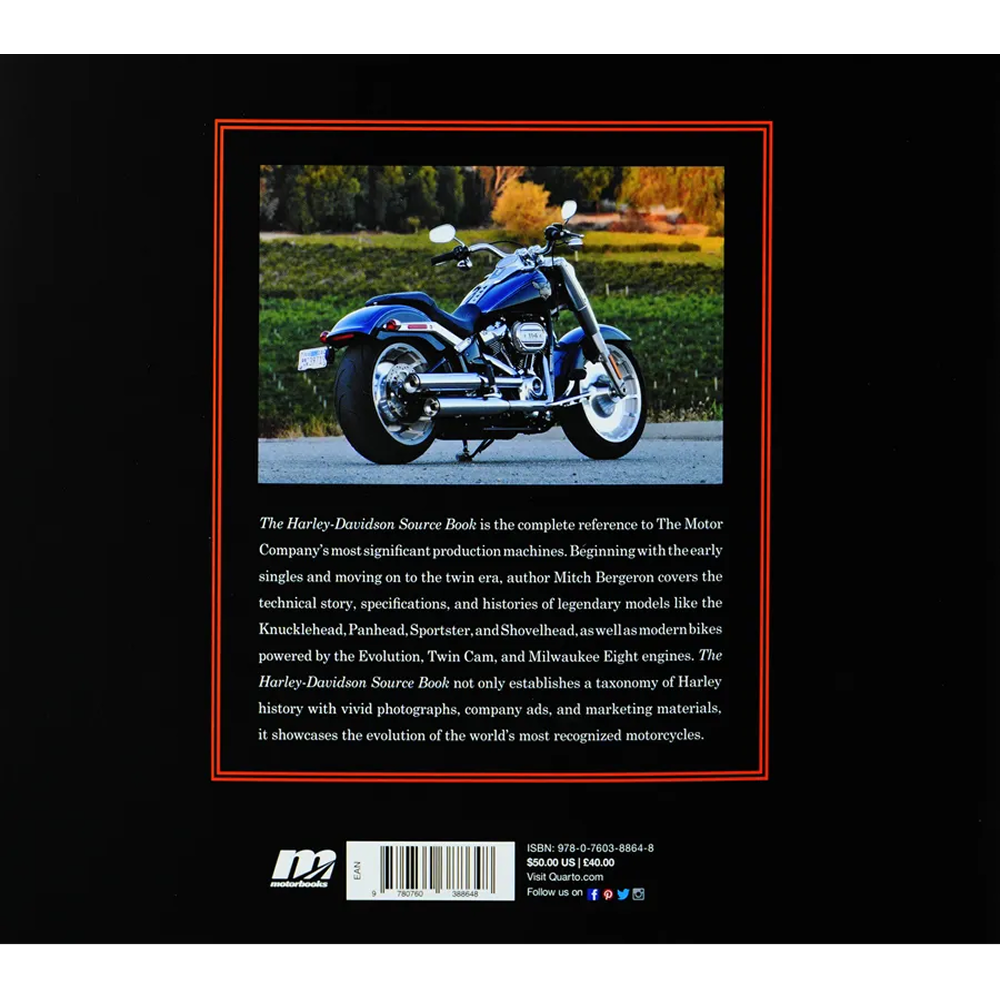 Книга на английском языке "The Harley-Davidson Source Book", Mitch Bergeron - 2
