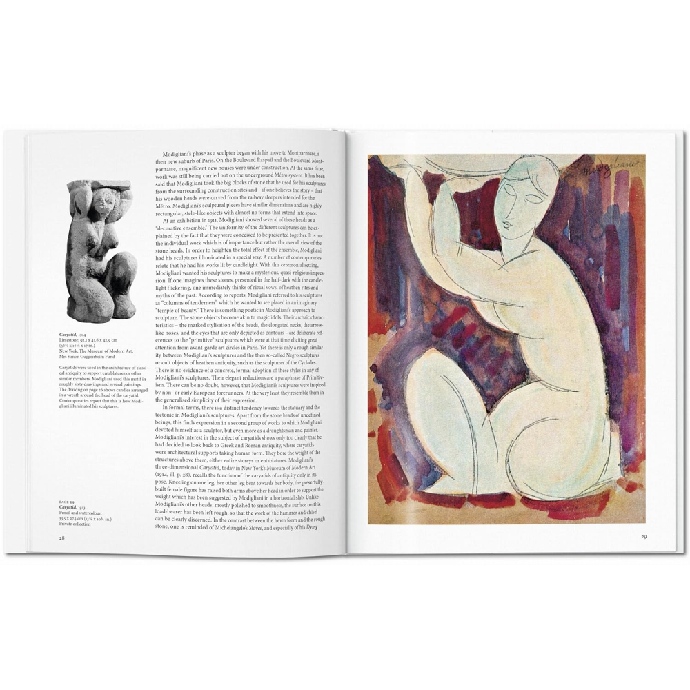 Книга на английском языке "Basic Art. Modigliani" 