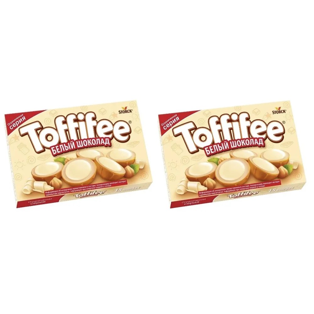 Конфеты "Toffifee",125 гр, белый шоколад