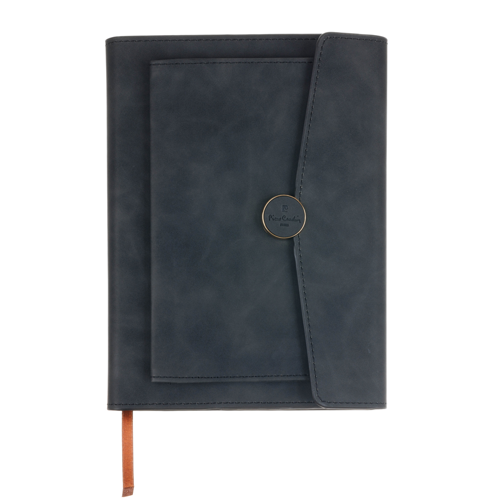 Книга записная "Pierre Cardin", А5, 256 листов, линованный, серый