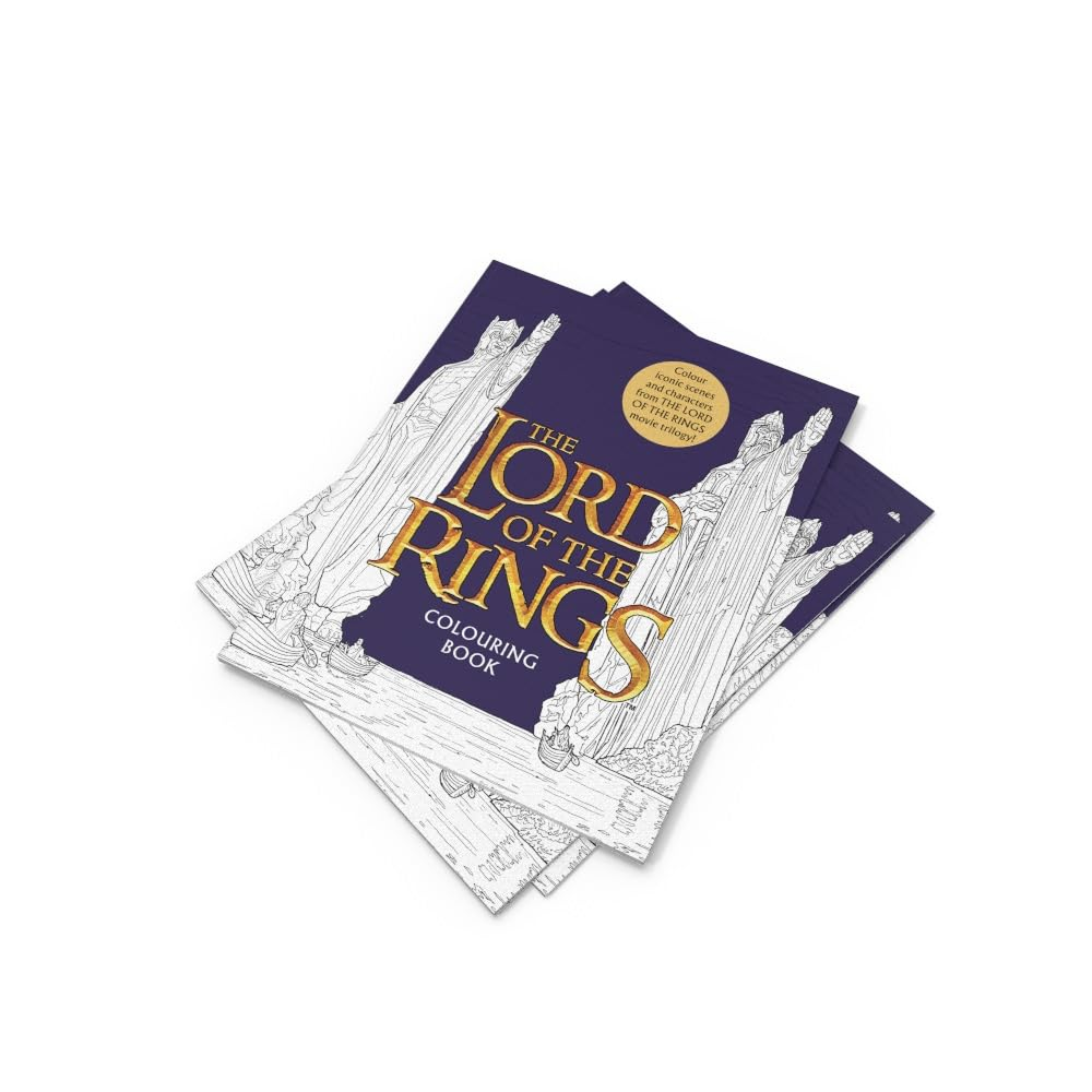 Раскраска на английском языке "J. R. R. Tolkien. Lord of the rings movie trilogy colouring book" - 3