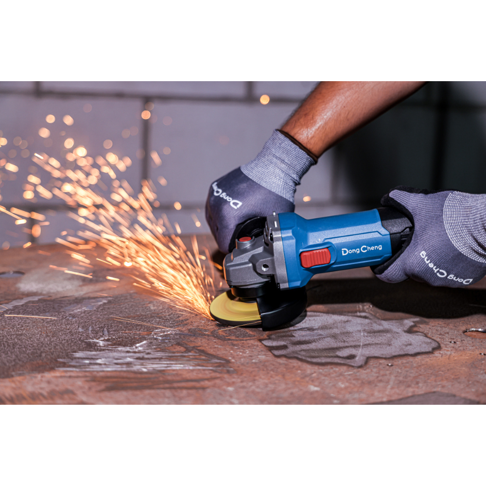 Угловая шлифмашина DongCheng DSM21-125, сетевая, 900 Вт, 125 мм