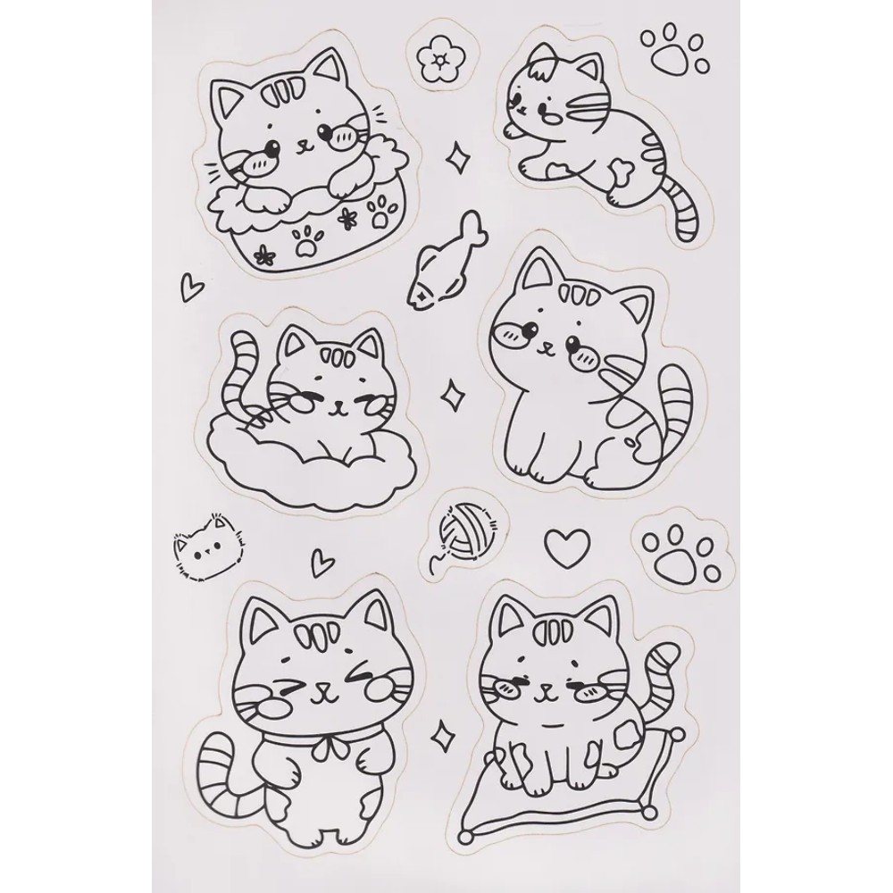 Раскраска "Раскраска-стикербук. Зверята" - 3