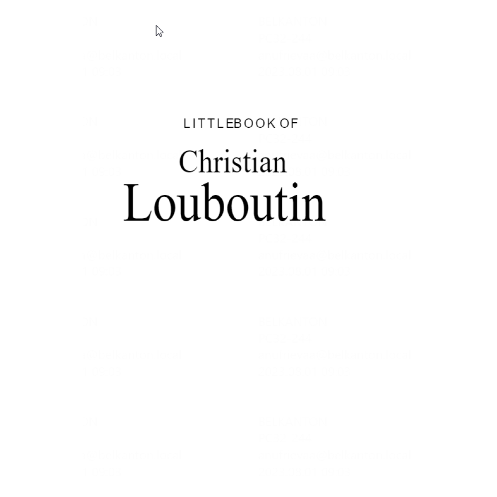 Книга на английском языке "Little Book of Christian Louboutin: The Story of the Iconic Shoe Designer", Darla-Jane G.